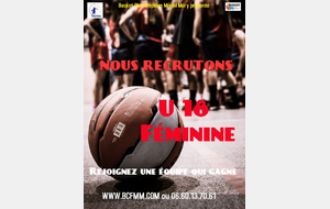 Recrutement U18 F