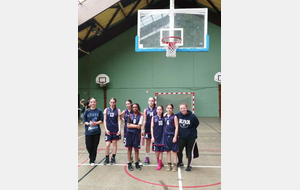 Les U13F qui se sont bien battus contre Cormeilles 