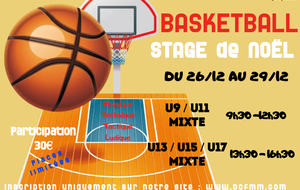 Stage de Noël U9 / U11