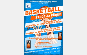 Stage de Pâques U9 / U11